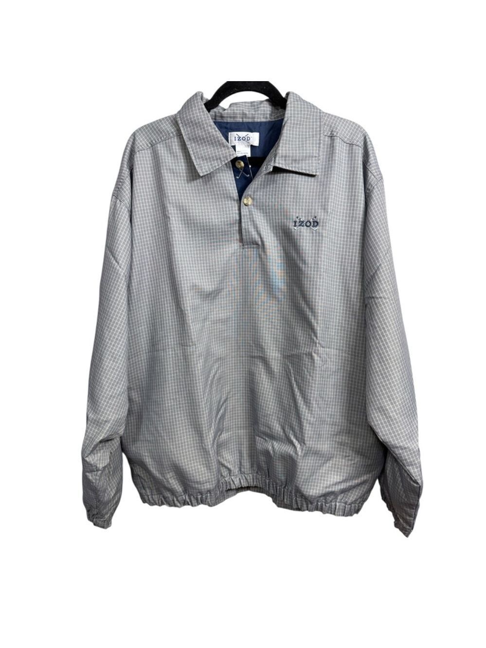 IZOD Pullover Jacket Size L Gray